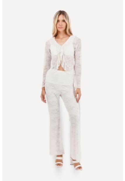 Pantalón Sun Marfil Mercedes Campuzano