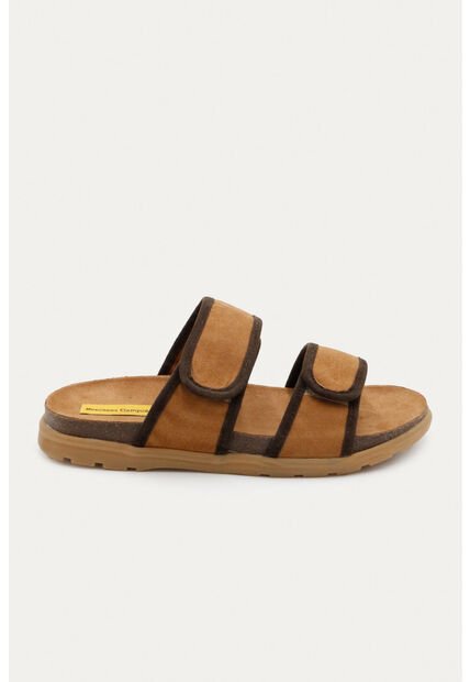 Sandalia Plana Solara Miel Mercedes Campuzano