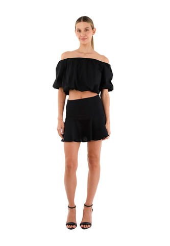 Falda Laurence Negro Mercedes Campuzano Mercedes Campuzano