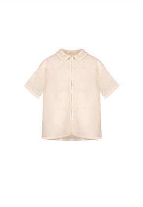 Camisa Seyla Beige Mercedes Campuzano