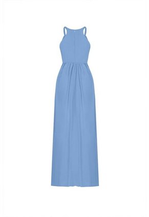 Vestido Largo Anaira Azul Claro Mercedes Campuzano