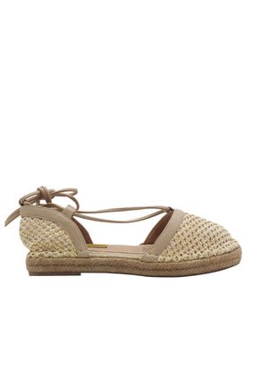 Spadrilla Plana Gabi Beige Mercedes Campuzano