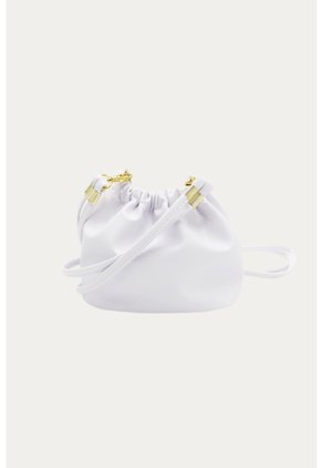 Bandolera Charm Blanco Mercedes Campuzano