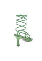 Sandalia Tacon Olivina Verde Mercedes Campuzano de Mercedes Campuzano