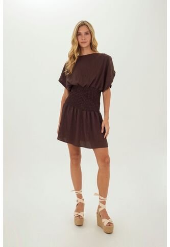 Vestido Corto Phoebe Cafe Mercedes Campuzano Mercedes Campuzano