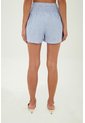 Short Fiora Azul Mercedes Campuzano de Mercedes Campuzano