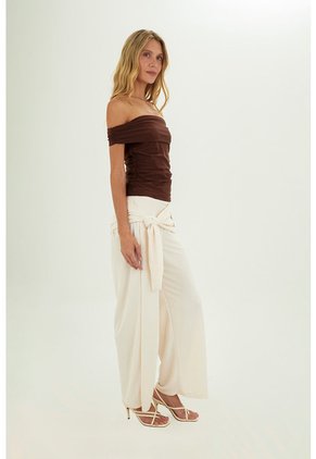 Pantalon Colline Marfil Mercedes Campuzano
