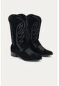 Bota Texana Elora Negro Mercedes Campuzano de Mercedes Campuzano