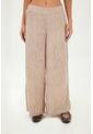 Pantalon Carly Beige Mercedes Campuzano de Mercedes Campuzano