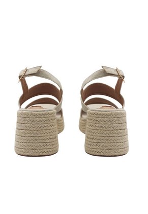 Spadrilla Plataforma Victoria Beige Mercedes Campuzano