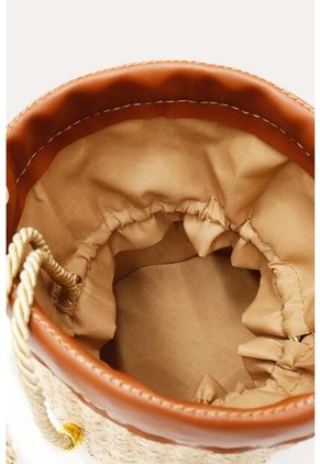 Bandolera Aymara Beige Mercedes Campuzano