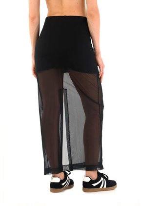Falda Larga Bey Negro Mercedes Campuzano