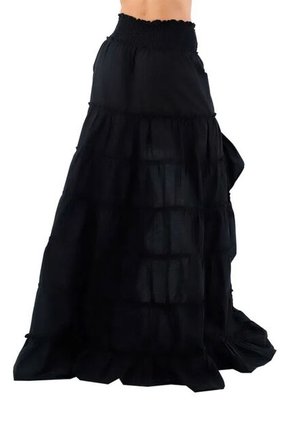 Falda Larga Kelly Negro Mercedes Campuzano