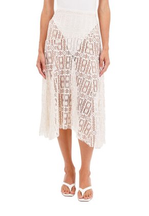 Falda Larga Palomino Beige Mercedes Campuzano