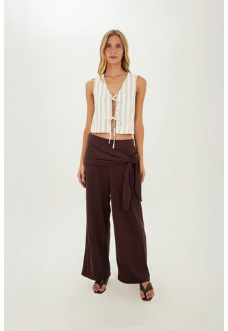 Pantalon Colline Cafe Mercedes Campuzano Mercedes Campuzano