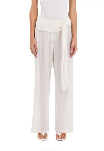 Pantalon Terra Marfil Mercedes Campuzano Mercedes Campuzano