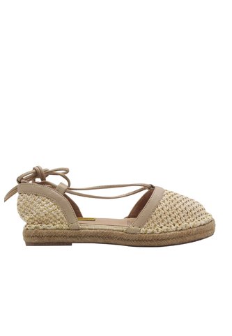Spadrilla Plana Gabi Beige Mercedes Campuzano Mercedes Campuzano