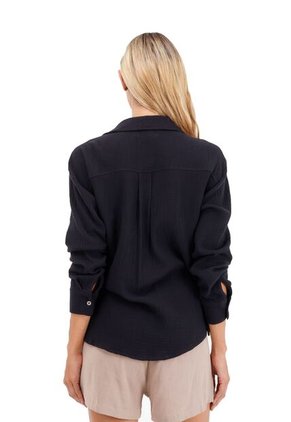 Camisa Asha Negro Mercedes Campuzano