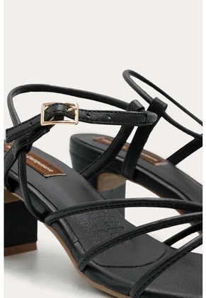 Sandalia Tacon Aira Negro Mercedes Campuzano