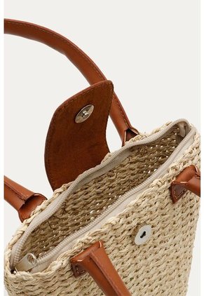 Bandolera Nazca Beige Mercedes Campuzano