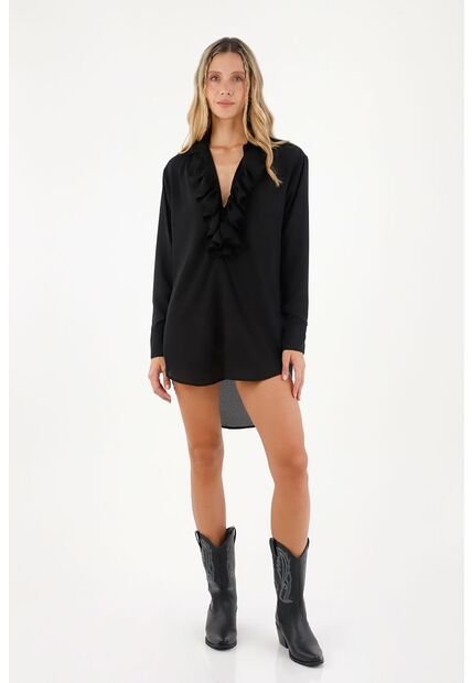 Camisa Freedom  Negro Mercedes Campuzano