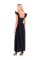 Vestido Largo Mellow Negro Mercedes Campuzano de Mercedes Campuzano