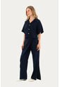 Camisa Matilde Azul Oscuro Mercedes Campuzano de Mercedes Campuzano