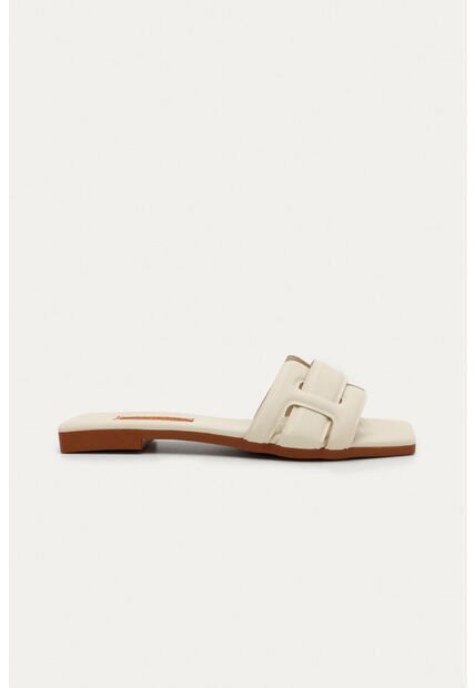 Sandalia Plana Jolie Beige Mercedes Campuzano