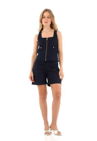 Short Asha Azul Oscuro Mercedes Campuzano Mercedes Campuzano