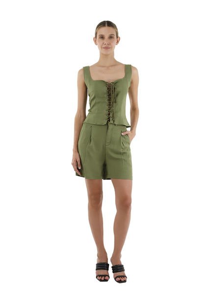 Short Birkin Verde_Osc Mercedes Campuzano