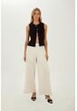 Pantalon Colette Beige Mercedes Campuzano de Mercedes Campuzano