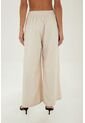 Pantalon Colette Beige Mercedes Campuzano de Mercedes Campuzano