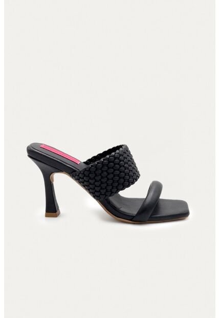 Sandalia Tacon Nala Negro Mercedes Campuzano