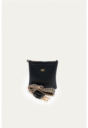 Bandolera Clover Negro Mercedes Campuzano