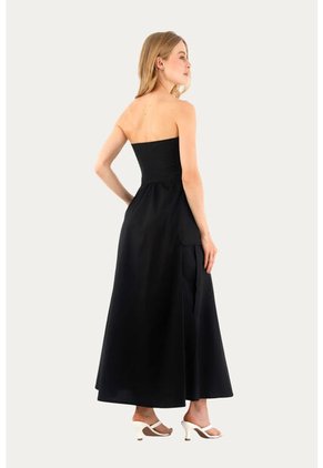 Vestido Largo Glens Negro Mercedes Campuzano