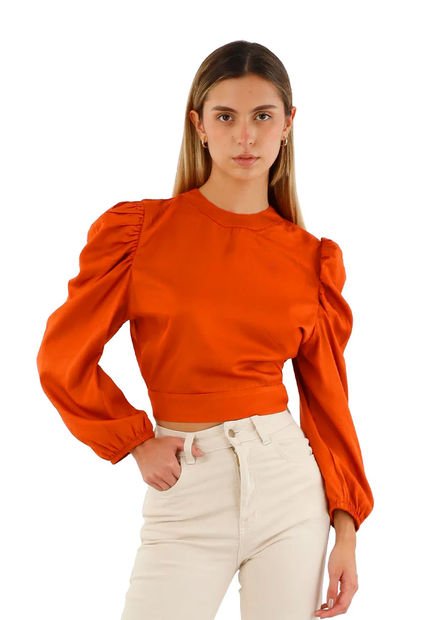 Top Terracota Para Mujer Cloe Mercedes Campuzano