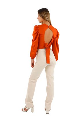 Top Terracota Para Mujer Cloe Mercedes Campuzano