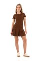 Vestido Corto Amelie Cafe Mercedes Campuzano de Mercedes Campuzano