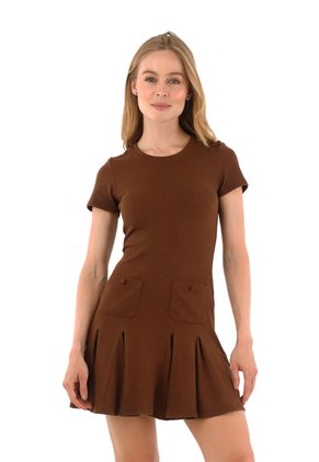 Vestido Corto Amelie Cafe Mercedes Campuzano