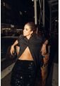Camisa Boyfriend Haven Negro Mercedes Campuzano de Mercedes Campuzano