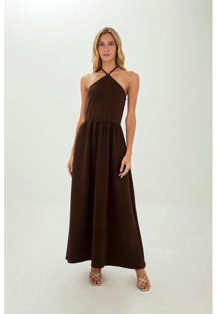 Vestido Largo Regine Cafe Mercedes Campuzano