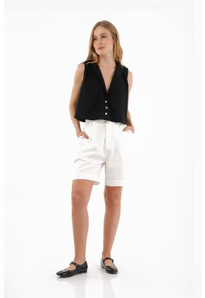 Chaleco Zulima Negro Mercedes Campuzano