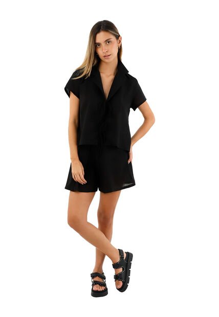 Short Cloe Negro Mercedes Campuzano