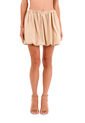 Falda Corta Coral Toupe Mercedes Campuzano de Mercedes Campuzano