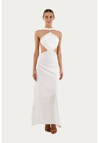 Vestido Largo Lorde Marfil Mercedes Campuzano Mercedes Campuzano