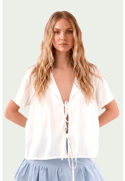 Camisa Cabo Marfil Mercedes Campuzano