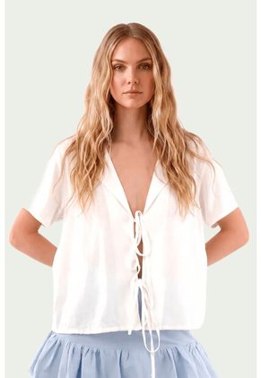 Camisa Cabo Marfil Mercedes Campuzano