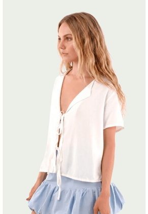 Camisa Cabo Marfil Mercedes Campuzano