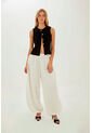 Pantalon Astra Marfil Mercedes Campuzano de Mercedes Campuzano