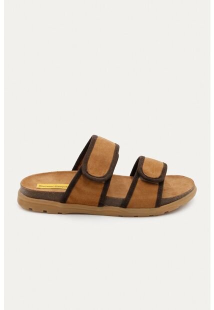 Sandalia Plana Solara Miel Mercedes Campuzano